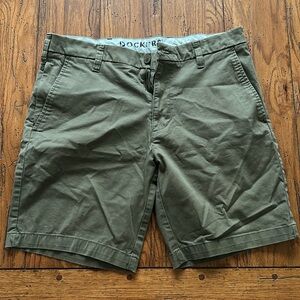 Green docker shorts